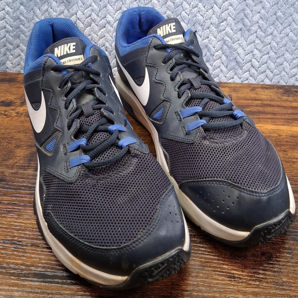 Nike Air Max Crusher 2 Mens Training Shoes Navy Blue 719933-401 Size 11